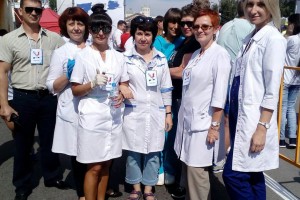 Медицинские сестры на марафоне