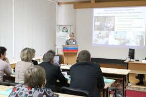 Выступление с докладом Мокеевой Н.Ю., ГКБ № 1 им. Кабанова А.Н.